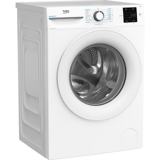 Image of Beko b300 BMWU3821W: Lavatrice 8kg, Classe A, 1200giri, linea estetica NX, motore inverter, Display Touch, oblò bianco, tecnologia EnergySpin™