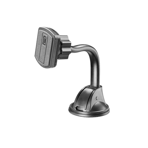 Cellularline Touch Flexi - Universal Supporto smartphone da auto magnetico con fissaggio a ventosa