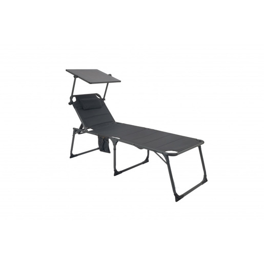 Image of Technaxx Lettino prendisole «Sun Lounger» con pannello solare da 20W e porte USB TX-275