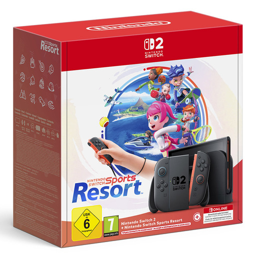 Nintendo Switch 2 & Switch Sports Resort console da gioco portatile 20,1 cm (7.9'') 256 GB Touch screen Wi-Fi Nero