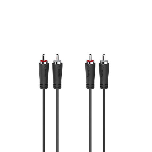 Image of Hama Cavo 2 RCA M/2 RCA M, 1,5 metri, nero