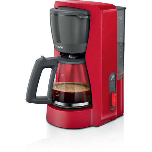 Bosch TKA3M134 Macchina da Caffè Americana MyMoment 1200 W 1,4 Litri (Rosso)