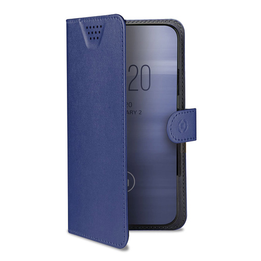 Image of Celly Wally One custodia per cellulare 17 cm (6.7'') Custodia a borsellino Blu