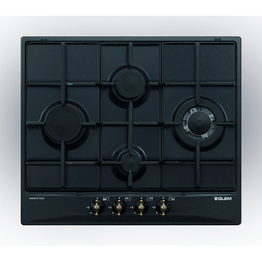 Image of Glem Gas GT645AN piano cottura Antracite Da incasso 60 cm 4 Fornello(i)