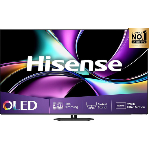 Hisense 55A85Q 139,7 cm (55'') 4K Ultra HD Smart TV Wi Fi Nero, Grigio