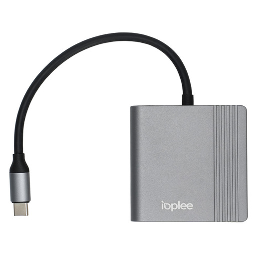 Image of IOPLEE IOPEXTHE4IN1603 cavo e adattatore video 0,18 m USB tipo-C HDMI Grigio