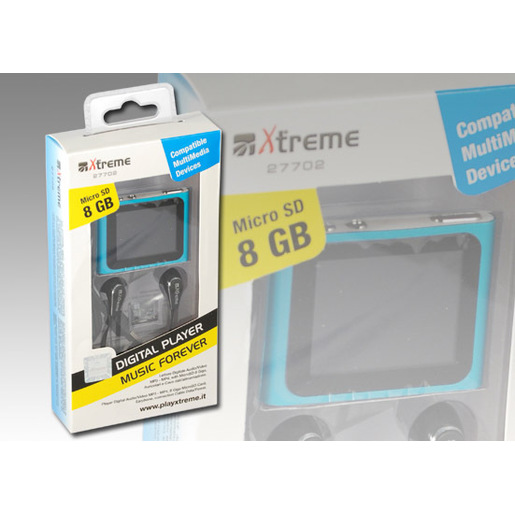 Image of Xtreme 27702 Lettore MP4 8 GB Blu