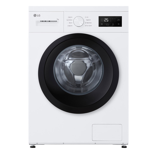 Image of LG F4NA10S7NWK Lavatrice slim 7kg, Classe A, 1400 giri, Programma igiene con vapore, Display grande, White