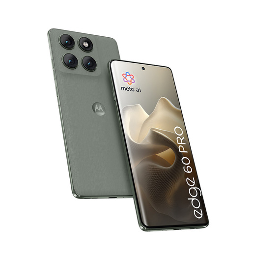 Image of Motorola edge 60 pro con Moto AI (12/512GB, Fotocamera 50+50+10MP, selfie 50MP, Display 6.67'' pOLED 120Hz, MediaTek Dimensity 8350, batteria 6000mAh,