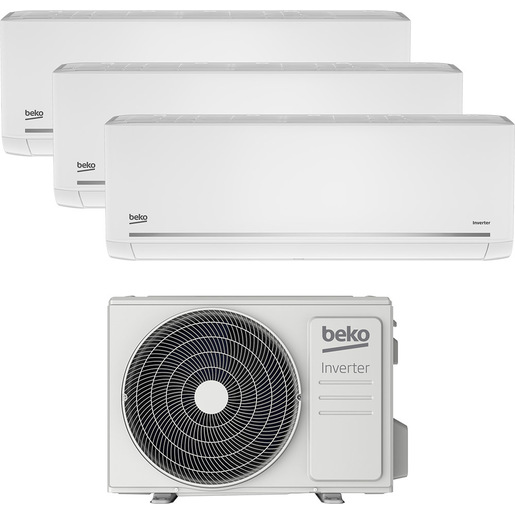 Image of Beko BKOKITTRIAL9X2+12 condizionatore fisso Climatizzatore Trial split system Bianco