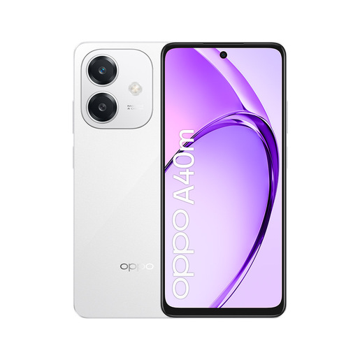 Image of OPPO A40M Smartphone, Fotocamera AI 50MP, Selfie 5MP, Display 6.67'' 90HZ LCD HD+, 5100mAh, RAM 16 GB (8+8) + ROM 256GB, IP54, [Versione Italia], Starl