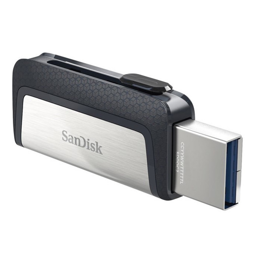 Image of SanDisk 173338 unità flash USB 64 GB USB Type-A / USB Type-C Nero, Argento