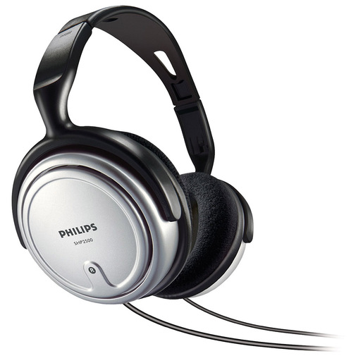 Image of Philips SHP2500/00 cuffia e auricolare Cuffie Cablato A Padiglione MUSICA Nero, Argento