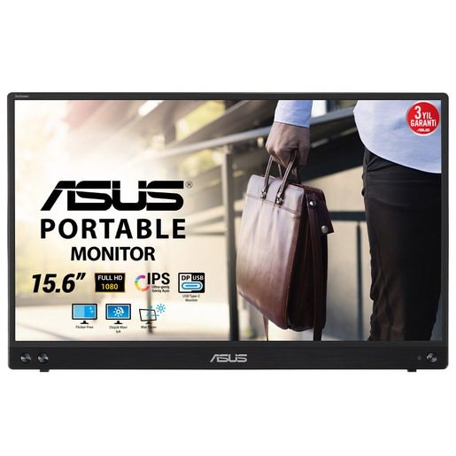 Image of ASUS MB16ACV Monitor PC 39,6 cm (15.6'') 1920 x 1080 Pixel Full HD LED Nero