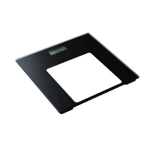 Image of Electroline EPPS979K bilance pesapersone Quadrato Nero, Trasparente Bilancia pesapersone elettronica