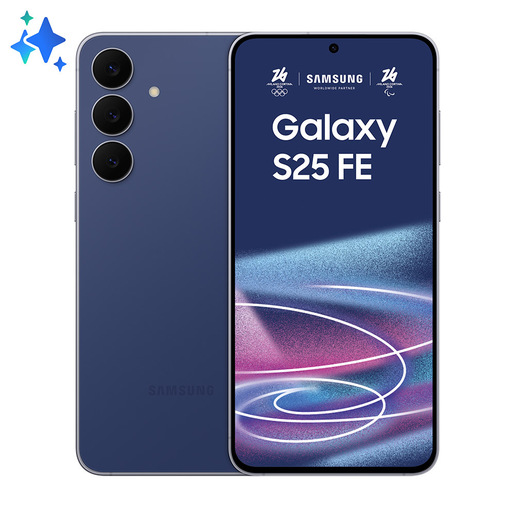 Image of Samsung Galaxy S25 FE, Smartphone AI, Display Dynamic AMOLED 2X 6.7'', Fotocamera 50MP, 8GB RAM, 256GB, Batteria 4.900 mAh, Navy