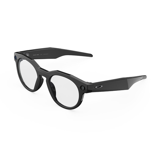 Image of Oakley Meta HSTN - with Meta AI, Audio, Photo, Video Compatibility - Black, Clear