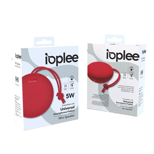 Image of IOPLEE IOPSPEAKER5WR altoparlante portatile e per feste Rosso 5 W