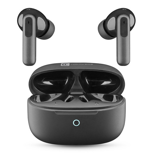 Cellularline Sync Auricolari TWS Bluetooth con custodia di ricarica