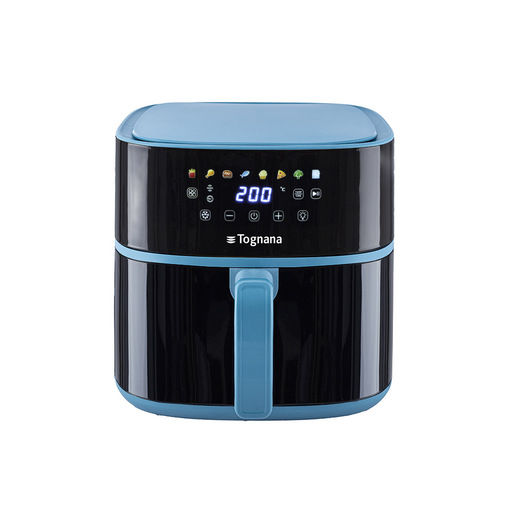 Image of Tognana Porcellane D2DFA05IRZU friggitrice Singolo 8 L Indipendente 2000 W Friggitrice ad aria calda Nero, Blu