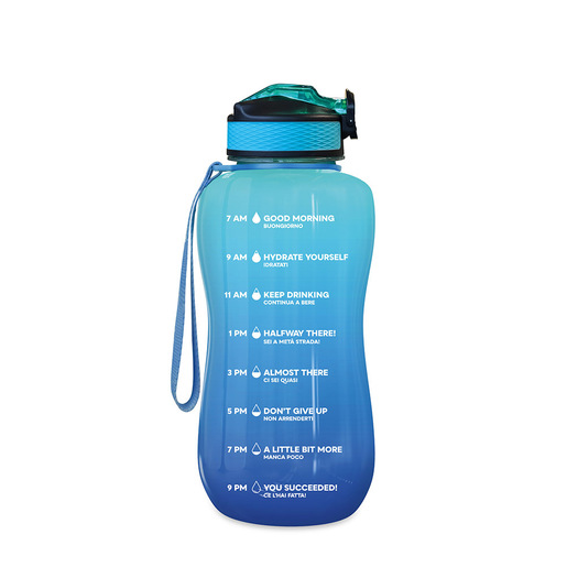 Image of The Steel Bottle Borraccia Motivazionale MWB #3-BLUE&AQUAMARINE