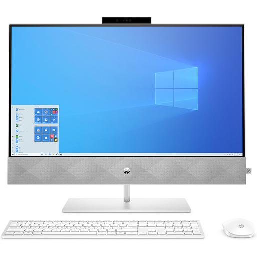 Image of HP Pavilion 27-d0065nl Intel® Core™ i7 i7-10700T 68,6 cm (27'') 3840 x 2160 Pixel PC All-in-one 16 GB DDR4-SDRAM 1,26 TB HDD+SSD NVIDIA® GeForce® GTX 1
