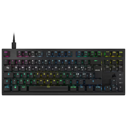 Image of Corsair K60 PRO TKL tastiera Gaming USB QWERTY Italiano Nero