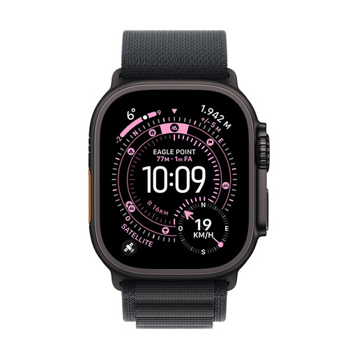 Apple Alpine Loop nero (49 mm) - Small - Titanio nero