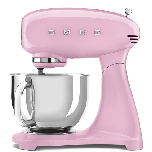 Image of Smeg Impastatrice Full Color 50's Style – Rosa LUCIDO – SMF03PKEU