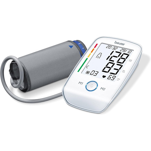 Image of Beurer BM 45 Misuratore di Pressione da Braccio con Funzione di Memoria, Rilevazione Aritmie e Display XL Retroilluminato