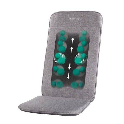 Image of Beurer MG 202 - Cuscino massaggiante shiatsu per la casa e l'ufficio, 2 livelli di intensità, corpo posteriore sottile, adatto per poltrone, divani e