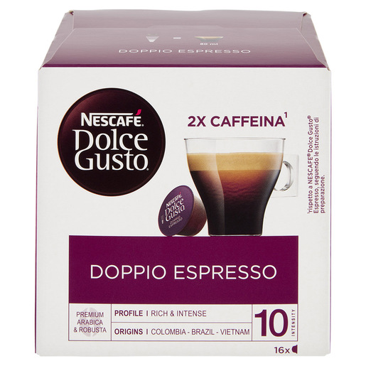 Image of Nescafé Dolce Gusto Caffè Doppio Espresso 16 Capsule