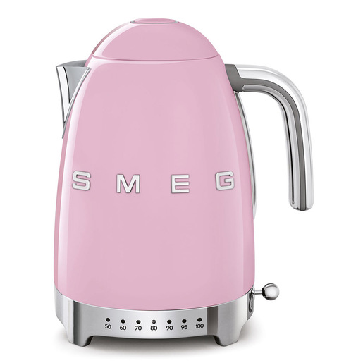 Image of Smeg Bollitore A Temperatura Variabile 50's Style – Rosa LUCIDO – KLF04PKEU