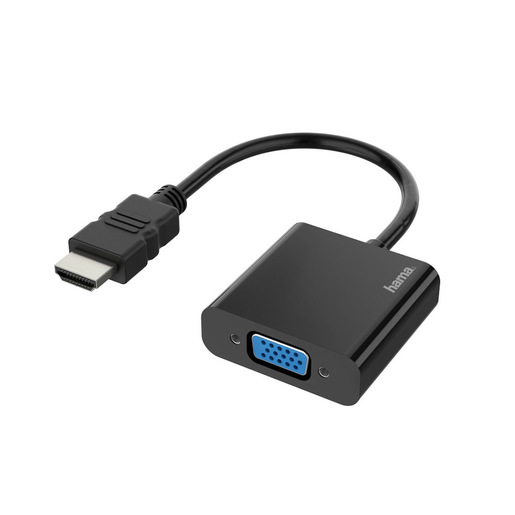 Image of Hama Cavetto adattatore ingresso HDMI/ uscita VGA F + Jack 3.5 mm F, Full HD 1080P, nero