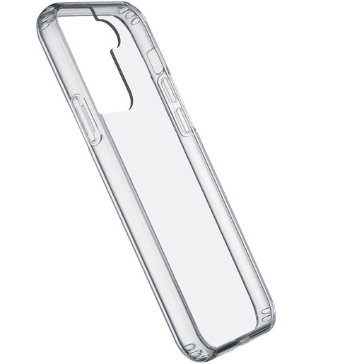 Image of Cellularline Clear Strong - Galaxy S22 Custodia rigida con bordi in gomma - con tecnologia antibatterica integrata