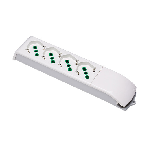 Image of FANTON 480130 prolunghe e multiple 4 presa(e) AC Interno Bianco