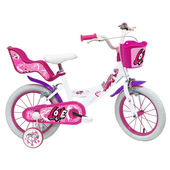Sch Bikes Schiano Heart 14'' 4-6 Anni Bianca Bicicletta Per Bambini Alti 100-120Cm-image