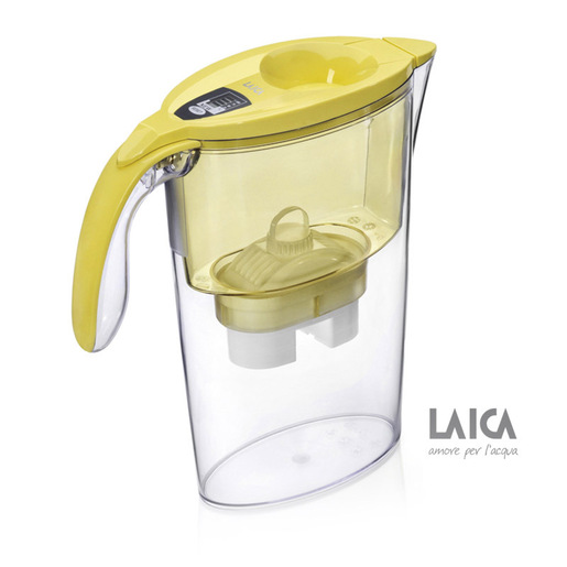 Image of Laica J431H Filtraggio acqua Caraffa filtrante 2,3 L Trasparente, Giallo