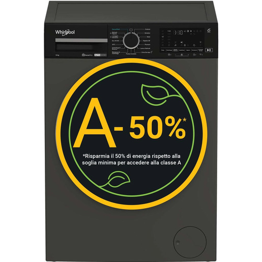Image of Whirlpool Lavatrice smart connessa con WiFi 10 kg - WPM 011G ADS IT