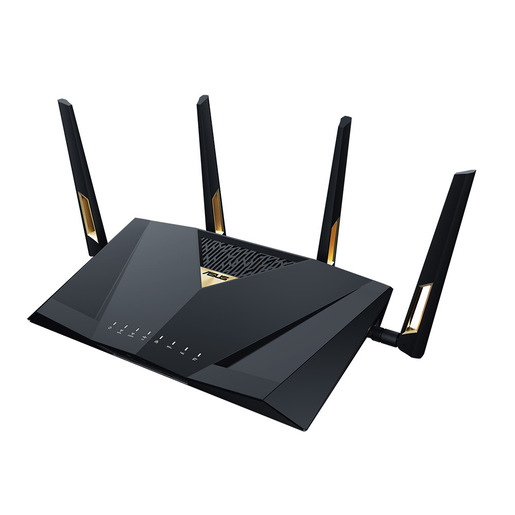 Image of ASUS RT-BE88U router wireless 10 Gigabit Ethernet Dual-band (2.4 GHz/5 GHz) Nero, Grigio