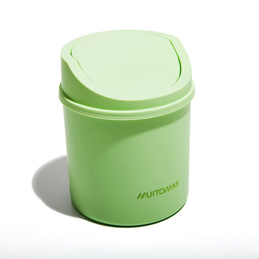 Image of Muitomas DESKBINGN bidone per la spazzatura Rotondo Plastica Verde