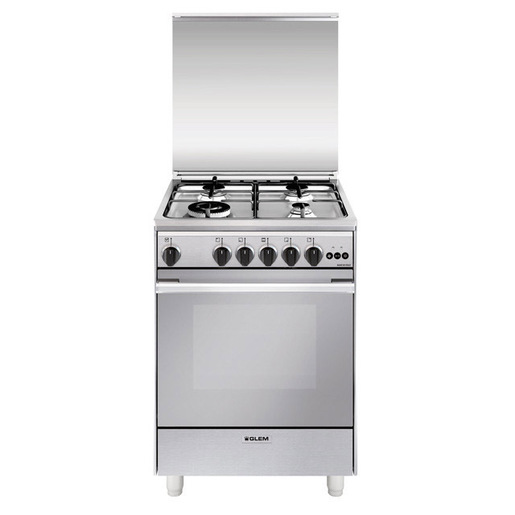 Image of Glem Gas U664VI cucina Elettrico/Gas Acciaio inox