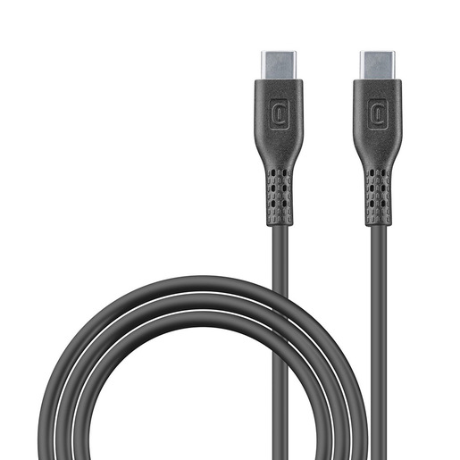 Image of Cellularline USB cable 5A - USB-C to USB-C Cavo 5A da USB-C a USB-C per la ricarica e sincronizzazione dati cod015