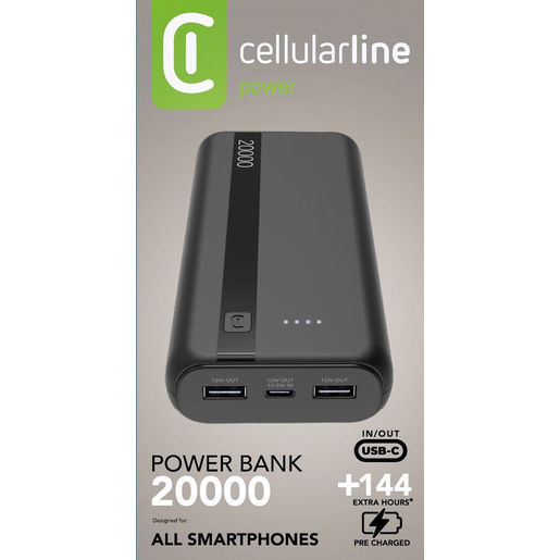 Image of Cellularline Power Bank 20000 Caricabatterie Portatile 20000mAh