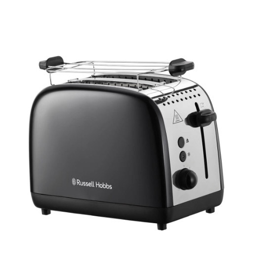 Image of Russell Hobbs 26550-56 tostapane 6 2 fetta/e Nero, Acciaio inox