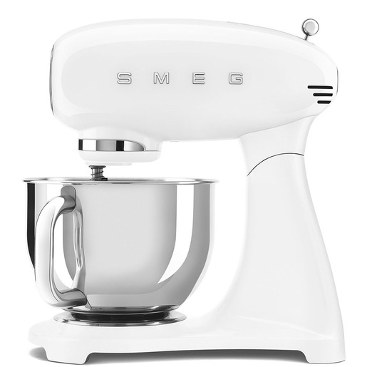 Image of Smeg Impastatrice Full Color 50's Style – Bianco LUCIDO – SMF03WHEU