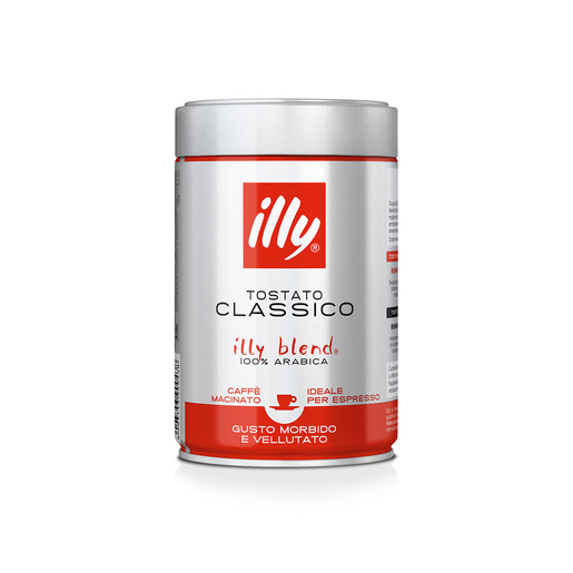 Image of Illy Barattolo da 250g di caffè macinato per Espresso Tostato CLASSICO