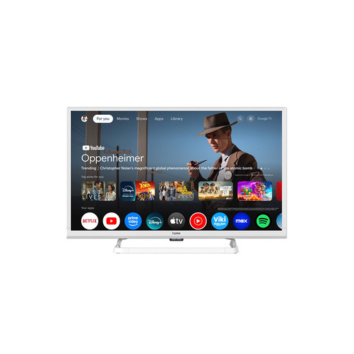 IOPLEE IOP24WGTV TV 61 cm (24'') HD Smart TV Wi-Fi Bianco 130 cd/m²