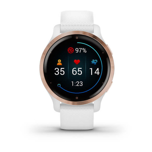 Garmin Venu 2S 2,79 cm (1.1'') AMOLED 40 mm Digitale 360 x 360 Pixel Touch screen Rose Gold Wi-Fi GPS (satellitare)