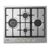 De’Longhi Ylg 60 Rfx Piano Cottura Acciaio Inox Da Incasso 60 Cm Gas 4 Fornello(I)-image